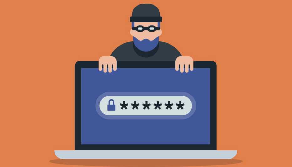 Password thief concept