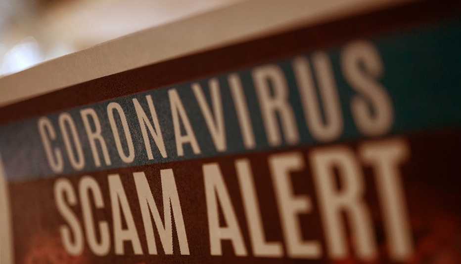 Shot of the word coronavirus