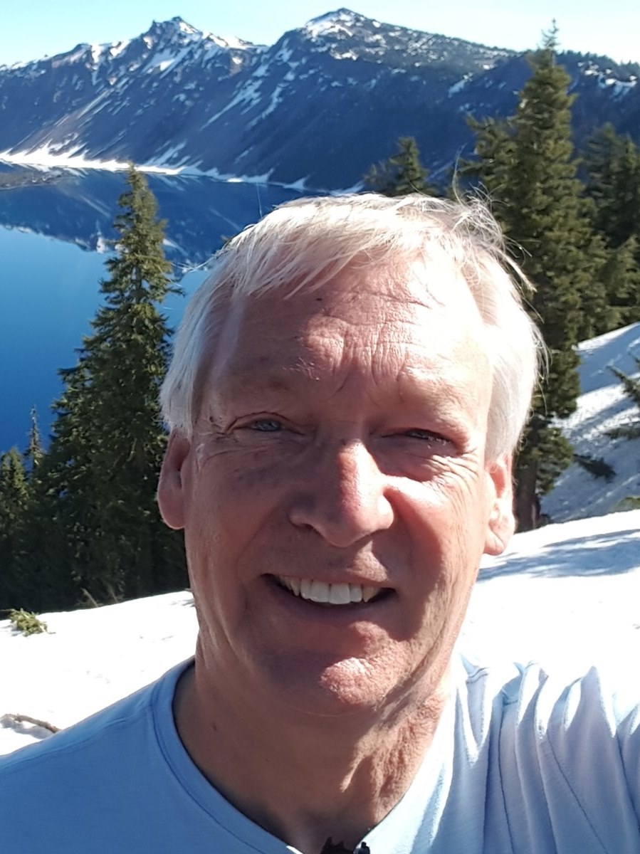 Steve Larson in the mountains