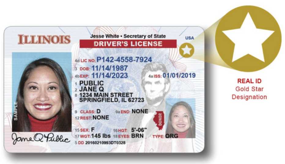 Sample REAL ID